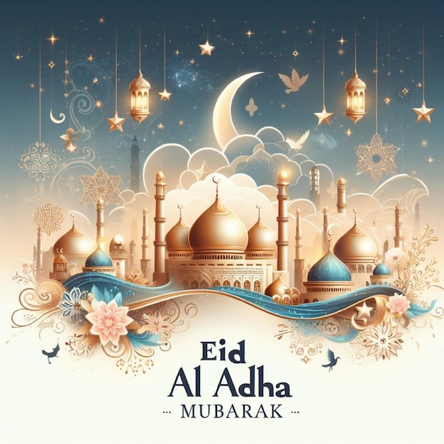 Vector el día de eid al-adha