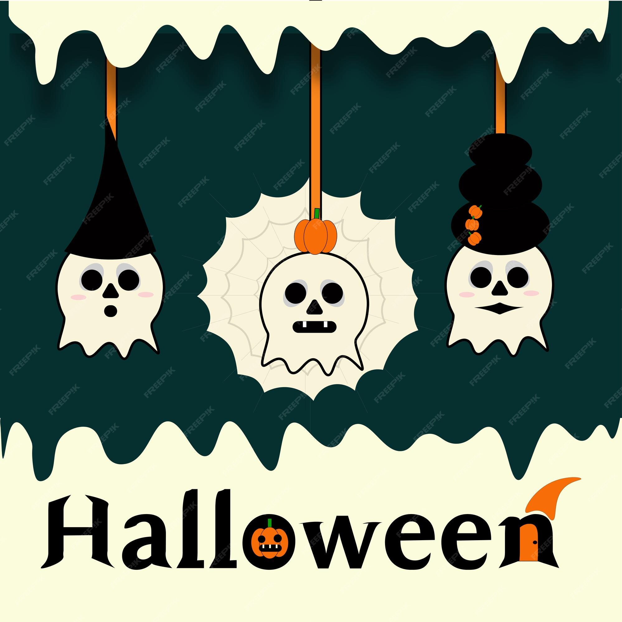 Día de halloween Vector Premium