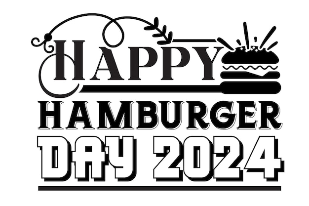 El día de la hamburguesa Svg Bundle