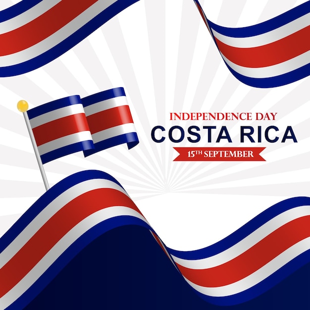 Día de la Independencia de Costa Rica el 15 de septiembre