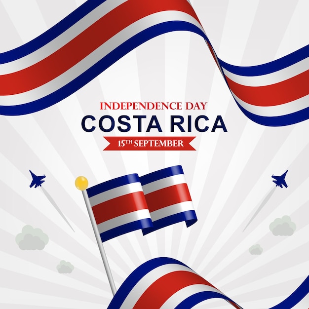 Día de la Independencia de Costa Rica el 15 de septiembre