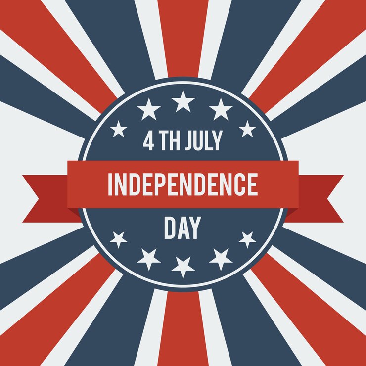 Día de la Independencia estadounidense 4 de julio.