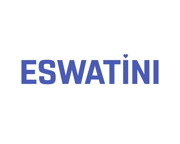 Día de la Independencia de Eswatini Me encanta Eswatini Eswatini Bandera 3 de septiembre Día Nacional Icono del corazón