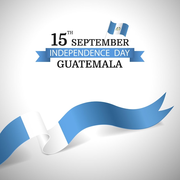 Vector día de la independencia de guatemala