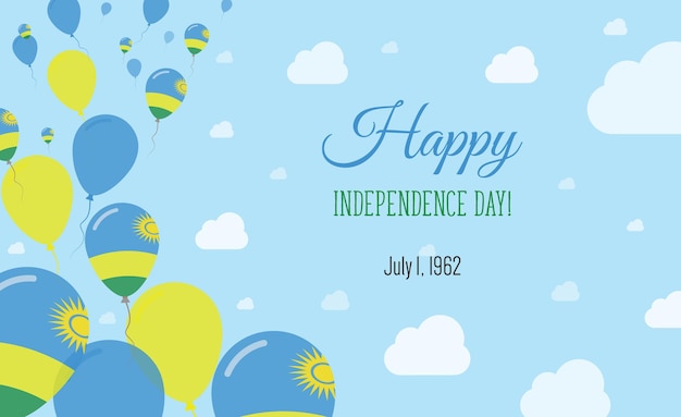 El Día de la Independencia de Ruanda es patriótico