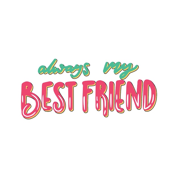 dia internacional de la amistad feliz dia de la amistad bestie diseño atractivo