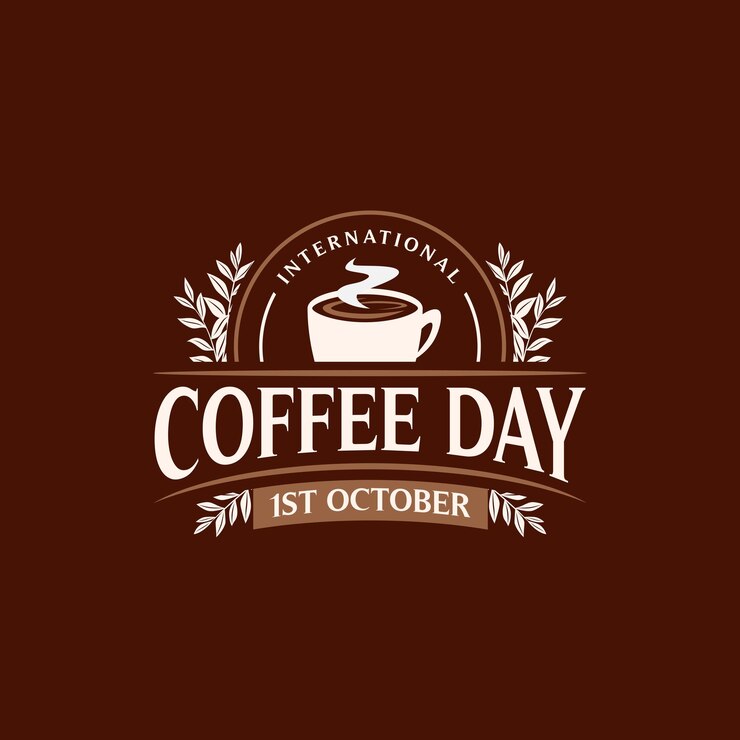 Vector el día internacional del café