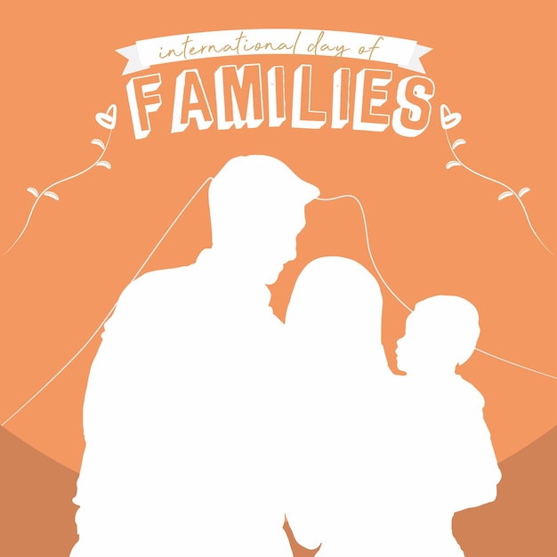 Vector día internacional de las familias familia 2