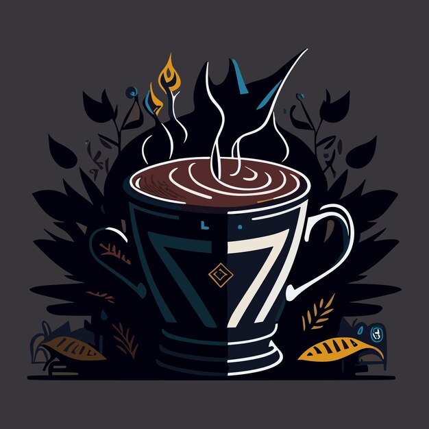 Vector día internacional de la ilustración del café