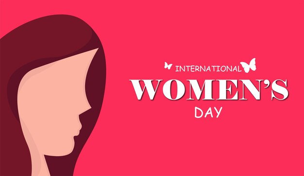 Día internacional de la mujer 8 de marzo ilustración vectorial
