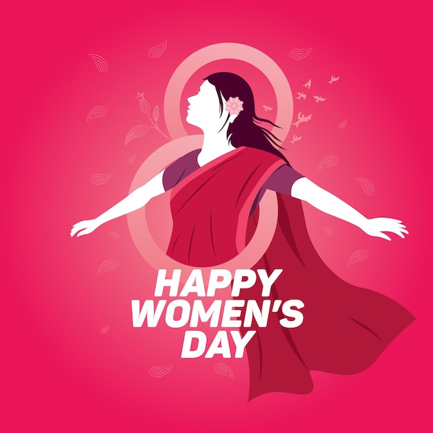 Vector día internacional de la mujer las mujeres son como superman