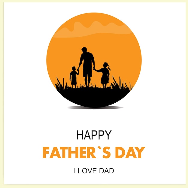 Día internacional del padre feliz mejor amante de los padres camiseta taza banner cartel ilustración vectorial