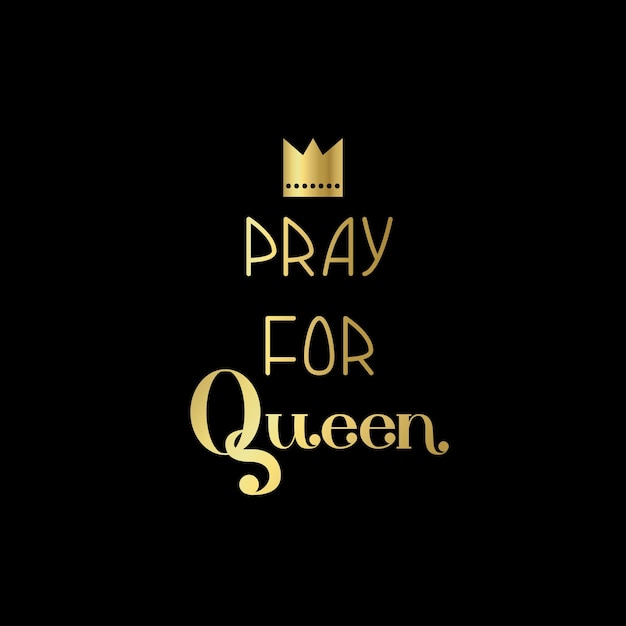 Día de luto en el reino británico Orar por la reina Dolor y pérdida irreparable La familia real Gran Bretaña día de luto nacional Ilustración vectorial