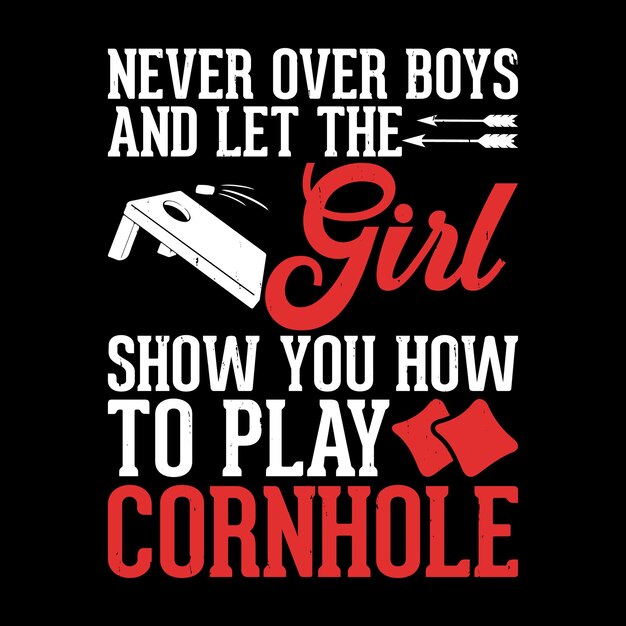 Día de la Madre Funny Cornhole Player Retro Vintage Cornhole Diseño de camiseta