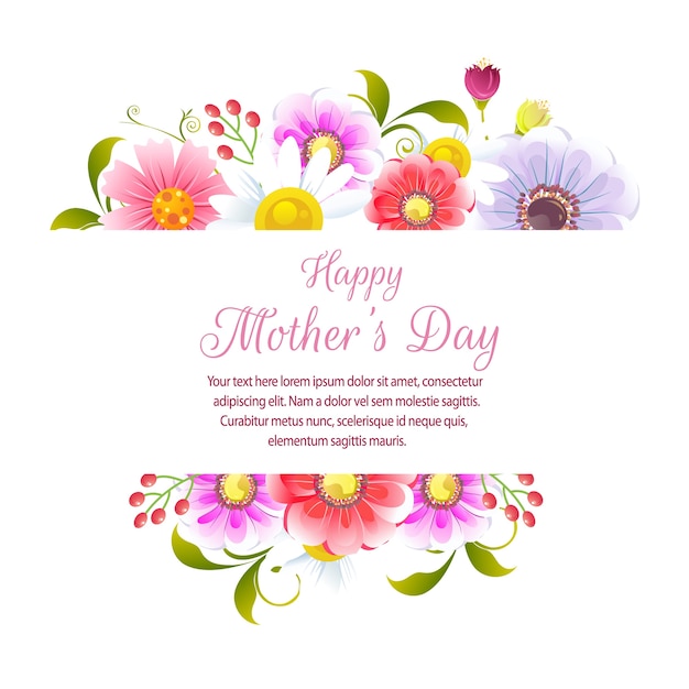 día de las madres de flores