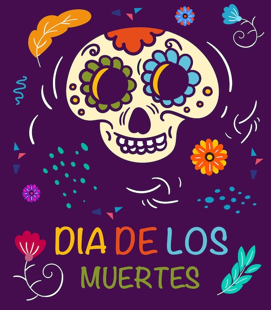 Dia de los muertos banner