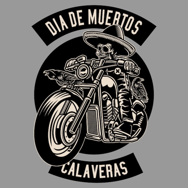 Dia De Muertos Biker