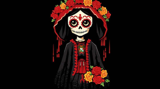 Vector dia de los muertos