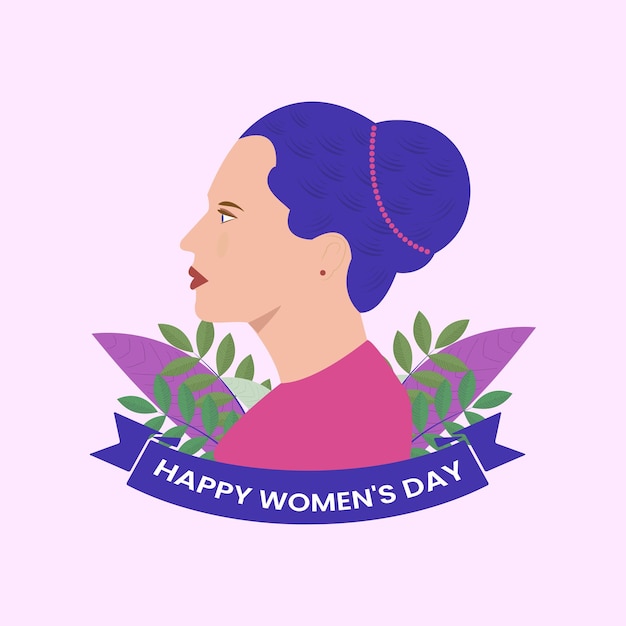 Vector día de la mujer feliz