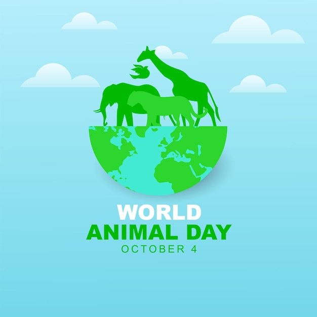 El Día Mundial de los Animales se celebra cada año el 4 de octubre.