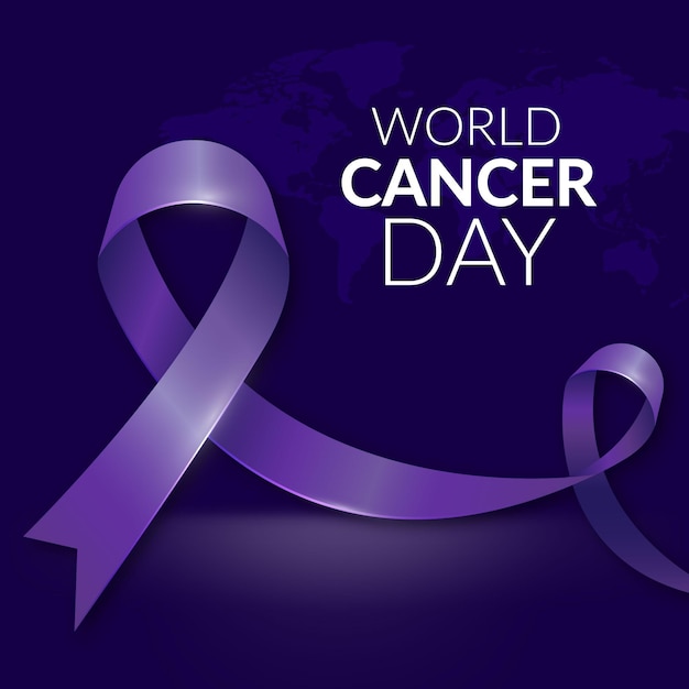 Día mundial del cáncer realista