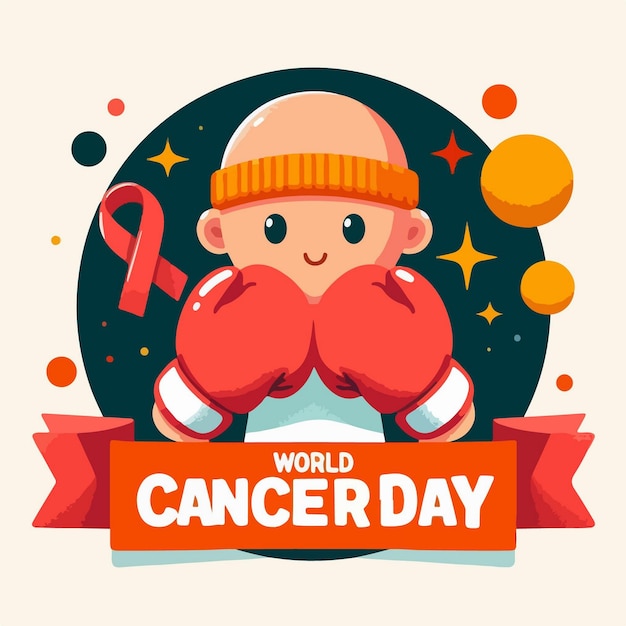 día mundial del cáncer vectorial