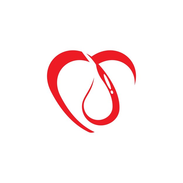 Día mundial del donante de sangre Día de la conciencia Día mundial del donante de sangre logotipo vectorial