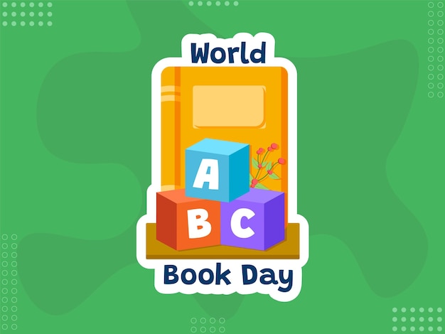 El día mundial del libro se escribe en un día del libro.