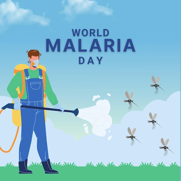 Día Mundial de la Malaria La pulverización contra los mosquitos