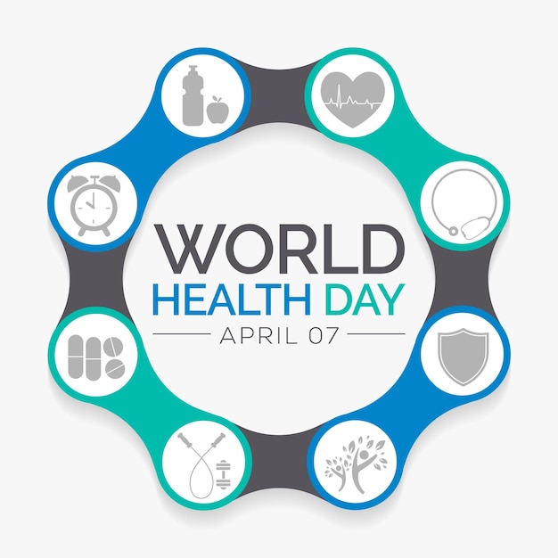 El día mundial de la salud se celebra todos los años el 7 de abril.