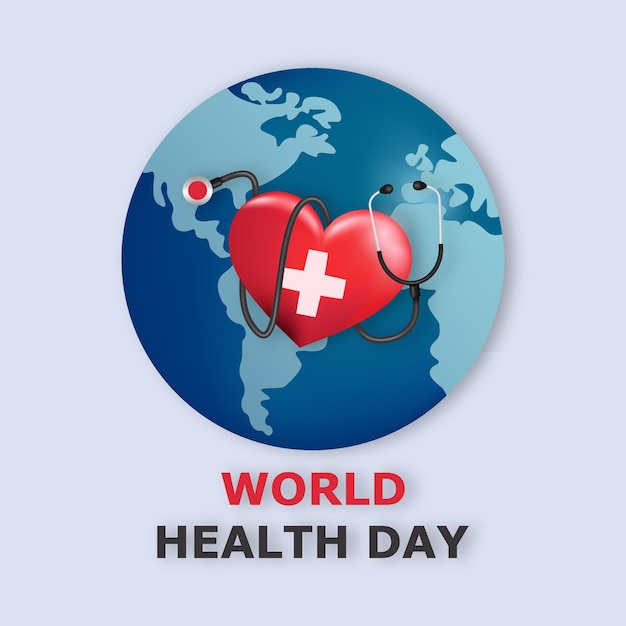 Vector día mundial de la salud