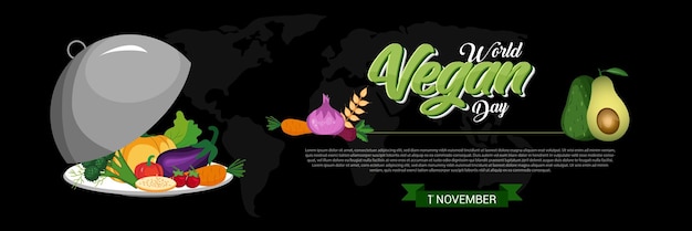 El Día Mundial del Vegano es un evento global anual que se celebra el 1 de noviembre.