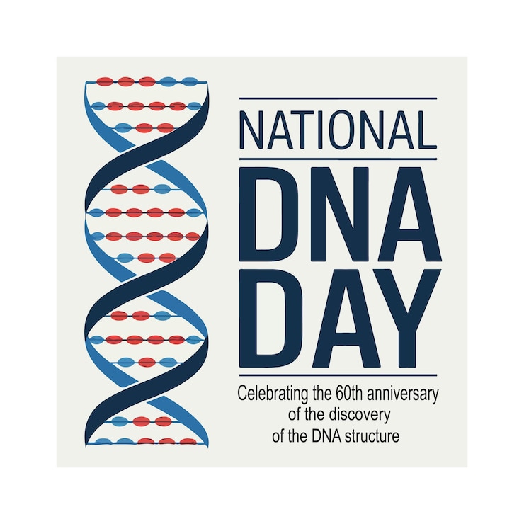 Vector día nacional del adn