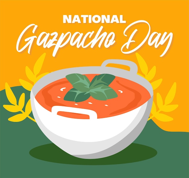 Día nacional del gazpacho con un delicioso gazpacho