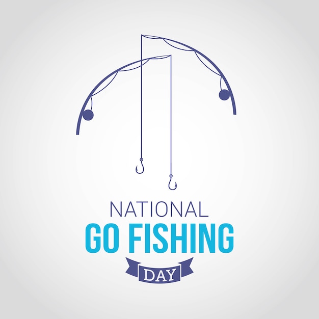 Vector día nacional de la pesca