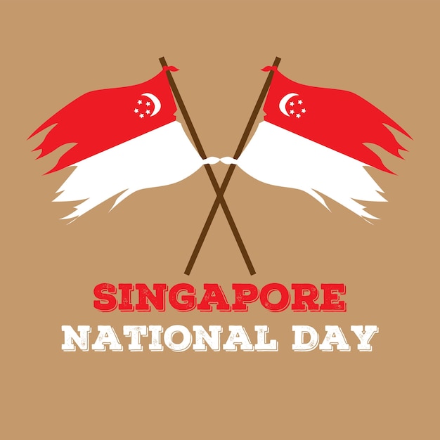 Vector el día nacional de singapur 3