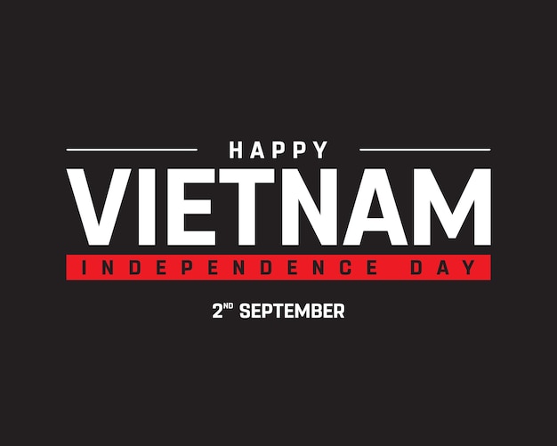 Día Nacional de Vietnam Feliz día de la independencia de Vietnam Diseño Día de la Independencia de Vietnam