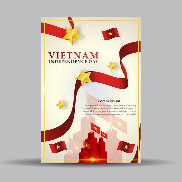 Vector día nacional de vietnam