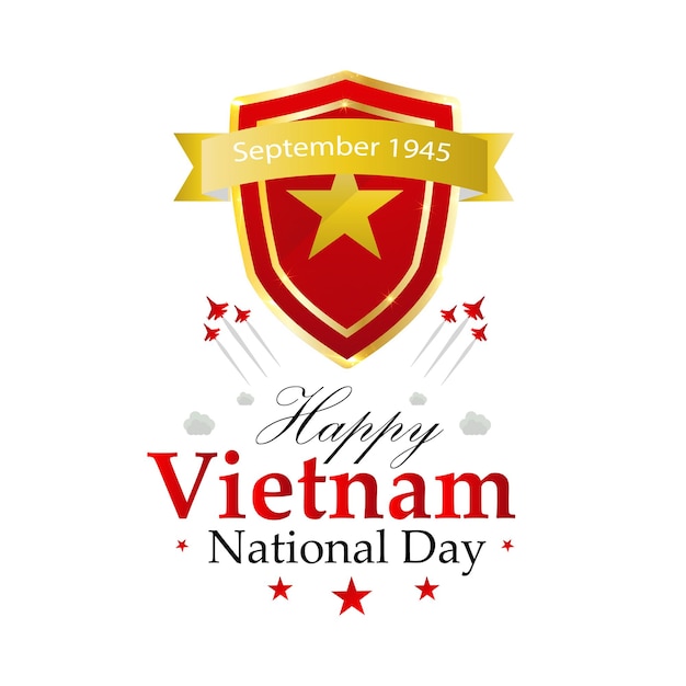 Vector día nacional de vietnam