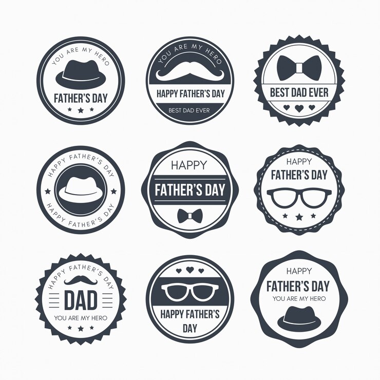Vector dia del padre diablo de diseño