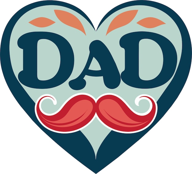 día del padre con ilustración vectorial