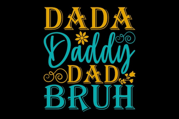 Día del padre svg tipografía diseño de camiseta celebración en texto de caligrafía o fuente significa jun padre