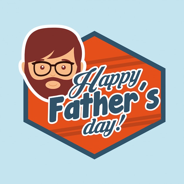 Vector dia del padre