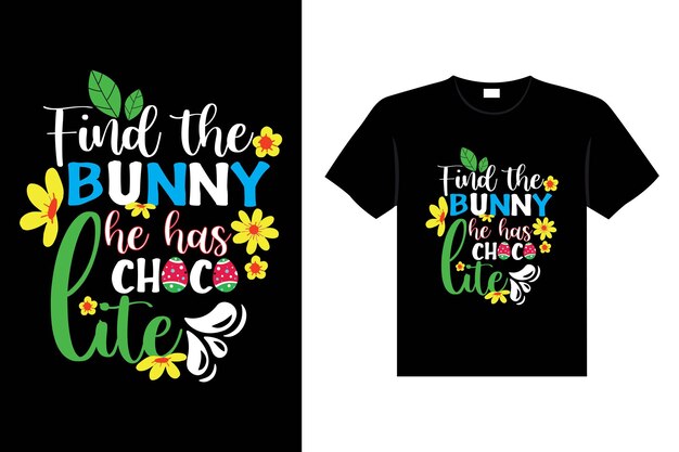 Día de Pascua tipografía huevo letras camiseta diseño vacaciones saludo lindo conejito vector arte