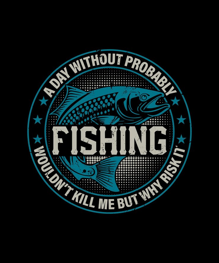 Un día sin pescar probablemente no me mataría pero ¿por qué arriesgarme a pescar diseño de camiseta