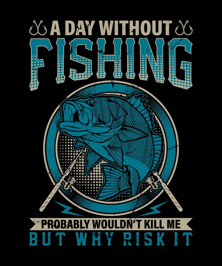 Un día sin pescar probablemente no me mataría pero ¿por qué arriesgarme a pescar diseño de camiseta