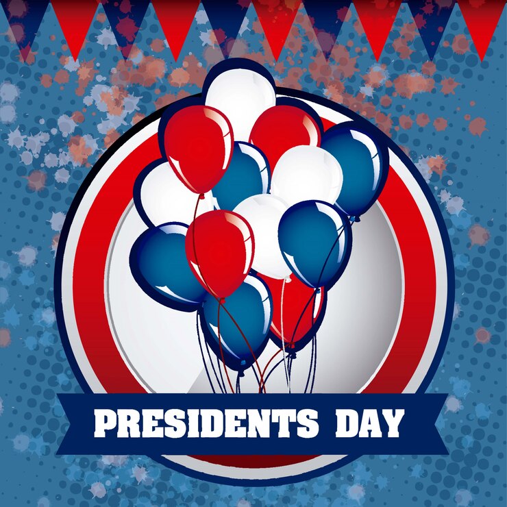 Vector dia del presidente en estados unidos