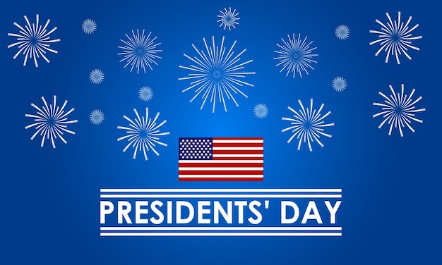 Día de los Presidentes celebrado cada año el 19 de febrero Días festivos federales estadounidenses Afiche de volante vectorial y diseño de plantilla medial social