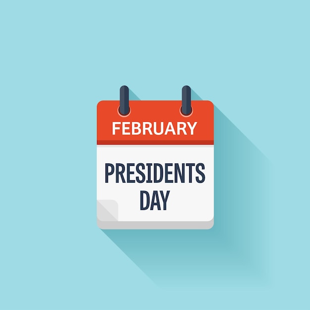 Vector día de los presidentes de washington febrero feriado de eventos estados unidos