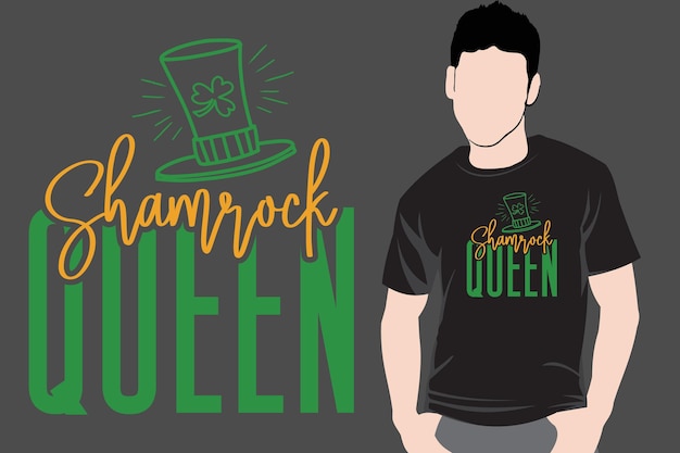 Vector el día de san patricio cita el diseño de la camiseta de la tipografía ilustración para imprimir